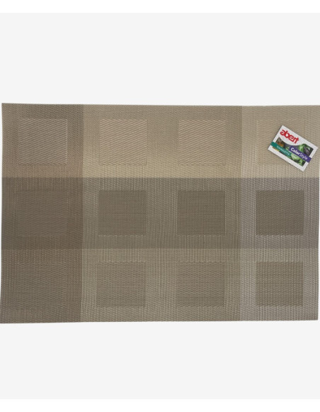 Achetez Set de Table Taupe avec Deux Bandes 45x30 cm