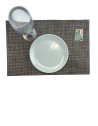 Achetez Set de Table Marron Tissé 45x30 cm