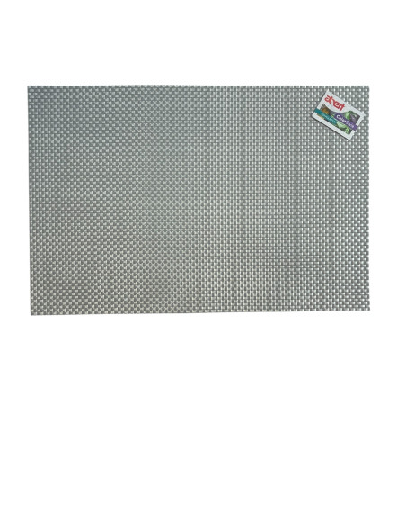 Achetez Set de Table Gris Tissé 45x30 cm