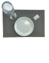 Achetez Set de Table Gris Claire Grand Rectangle 45x30 cm