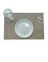 Achetez Set de Table Beige, Marron, Bleu Clair 45x30 cm