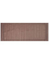 Chemin de table couleur marron 120x45 cm, 70% PVC et 30% PET 