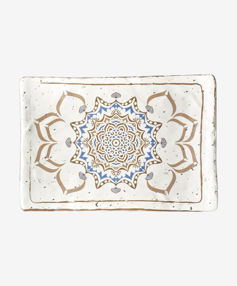 Assiette Rectangle Casablanca - 100% Mélamine