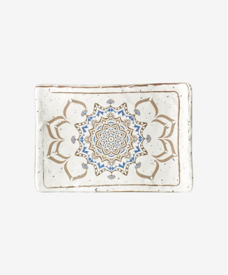 Assiette Rectangle Casablanca - 100% Mélamine
