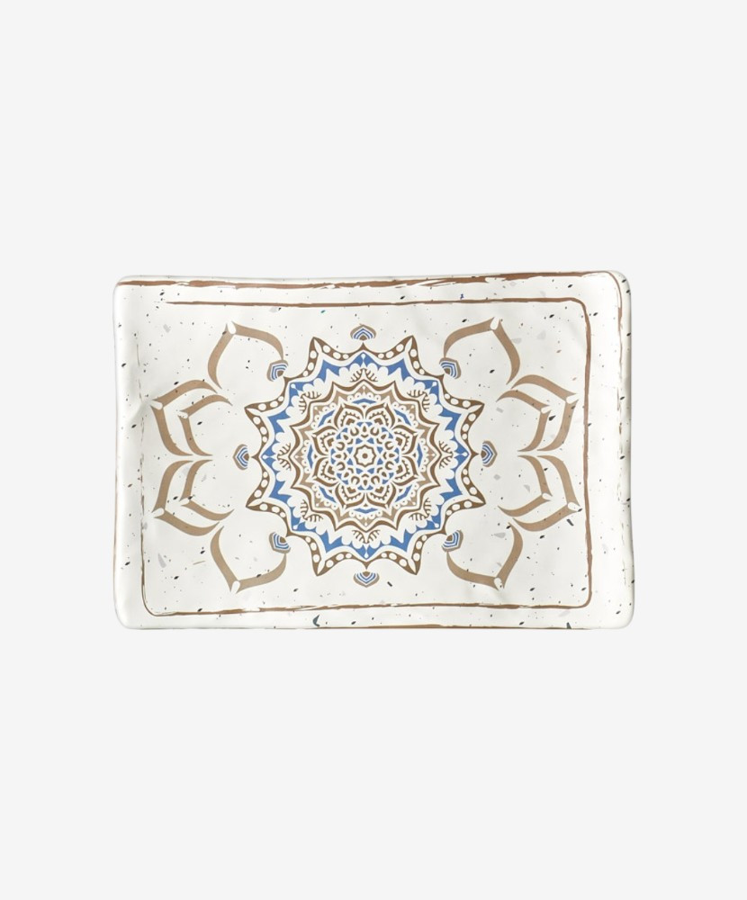 Assiette Rectangle Casablanca - 100% Mélamine