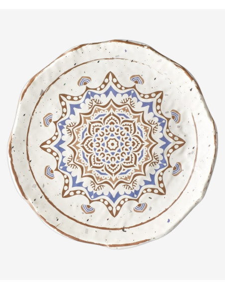 Assiette Plate Casablanca - 100% Mélamine