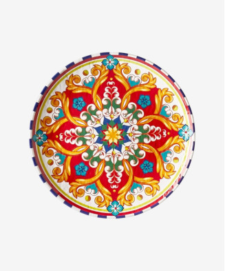 Assiette plate Cordoba en mélamine incassable | Majolietable