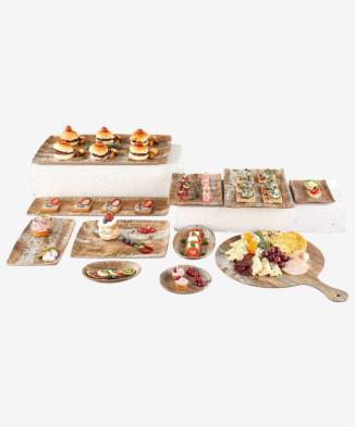 Assiette de Présentation Ovale Sierra - 100% Mélamine
