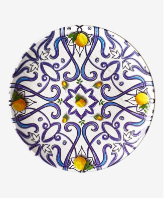 Assiette plate Genova en mélamine incassable | Majolietable