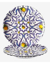 Assiette plate Genova en mélamine incassable | Majolietable