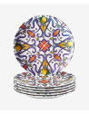 Assiette plate Genova en mélamine incassable | Majolietable