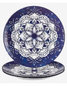 Assiette plate Larissa en mélamine incassable | Majolietable