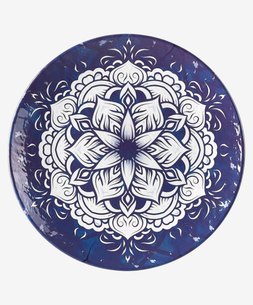 Assiette plate Larissa en mélamine incassable | Majolietable
