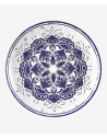 Assiette plate Larissa en mélamine incassable | Majolietable
