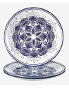 Assiette plate Larissa en mélamine incassable | Majolietable