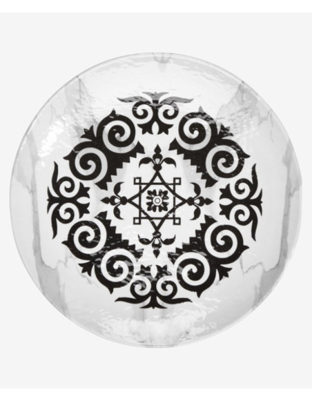 Assiette Plate Mascara - 100% Mélamine