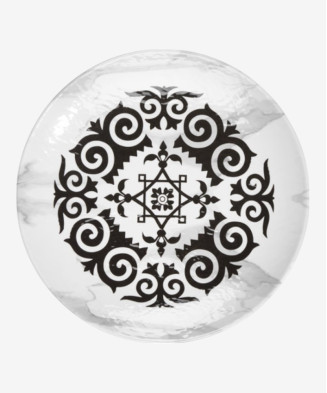 Assiette Plate Mascara - 100% Mélamine