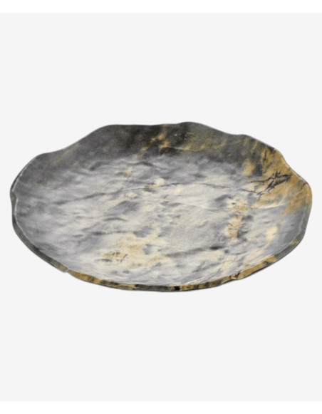 Assiette Plate Royal Marbre - 100% Mélamine