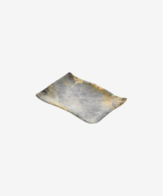 Assiette Rectangle Royal Marbre - 100% Mélamine