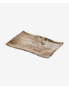 Assiette Rectangle Plate Sierra - 100% Mélamine