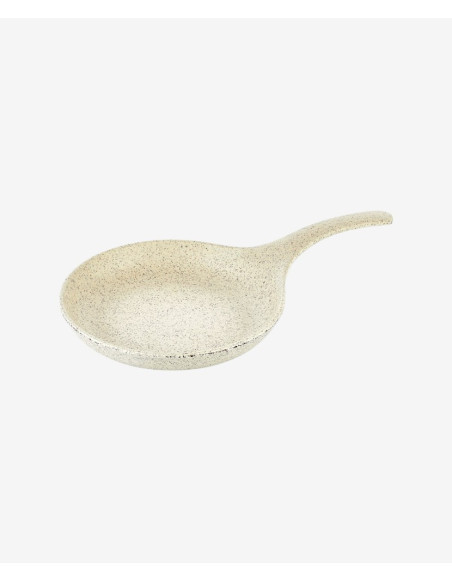 Poêlon de Présentation Blanc Granite - 100% Mélamine