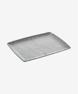 Plateau de Présentation Gris Granite - 100% Mélamine