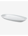 Plat Ovale Aspect Porcelaine - Mélamine Élégante pour Vos Repas