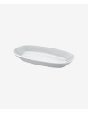 Plat Ovale Aspect Porcelaine - Mélamine Élégante pour Vos Repas