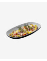 Plat Ovale Aspect Porcelaine - Mélamine Élégante pour Vos Repas