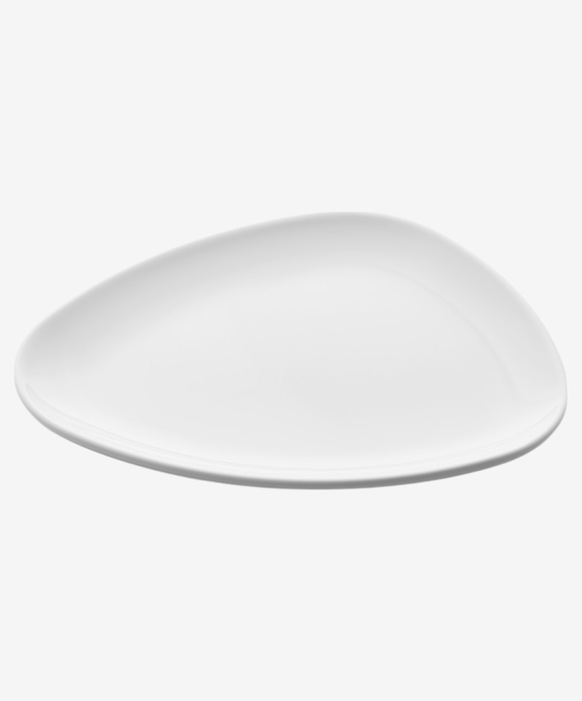 Assiette Elliptique Bermuda - Mélamine Chic pour Servir avec Style