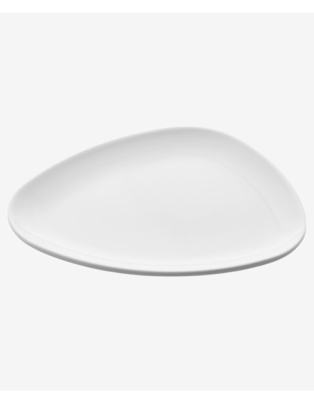 Assiette Elliptique Bermuda - Mélamine Chic pour Servir avec Style
