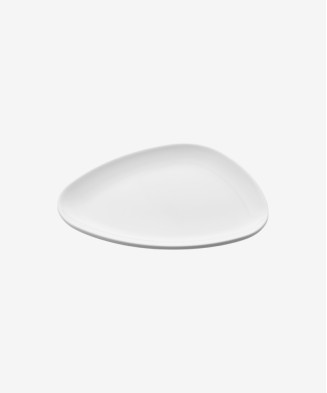 Assiette Elliptique Bermuda - Mélamine Chic pour Servir avec Style