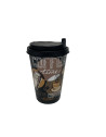 Gobelet 340ml type mug simple paroi pour café ou thé Contenance:0,340L Décor:Coffee Time