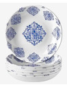 Assiette Creuse Sevilla 1000 ml - Mélamine Élégante et Durable