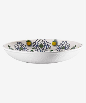 Assiette creuse Genova en mélamine incassable | Majolietable