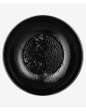 Assiette creuse Tilda Black en mélamine incassable | Majolietable