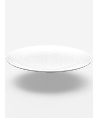 Assiette plate, Tilda White, 100% Mélamine Dimensions:Grande Ø30cm