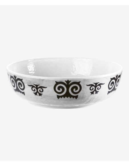 Saladier Ø25cm, Mascara, 100% Mélamine, h.7,5 cm 