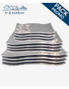 Service 12 pièces rectangles Patara (4 personnes) - Style et Praticité pour vos Dîners