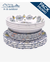 Service Genova 12 pièces, assiettes creuses | Majolietable