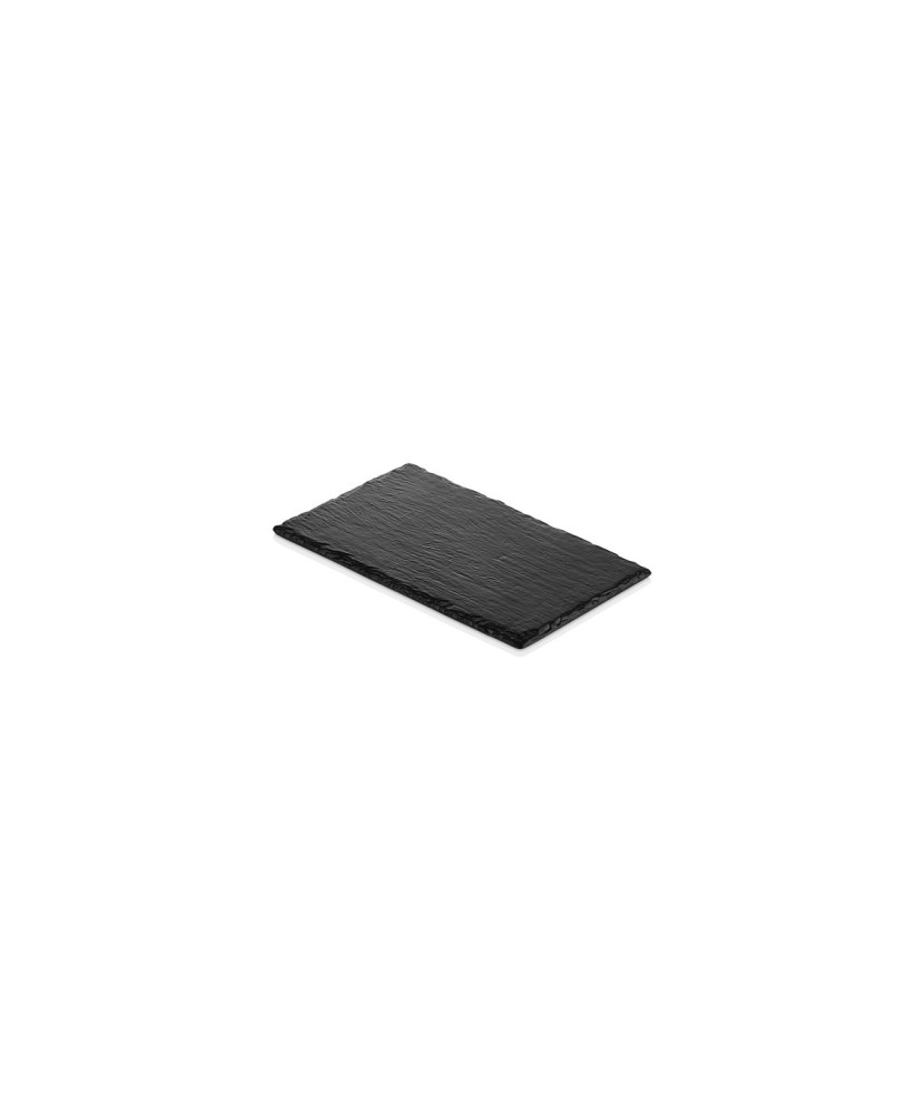 Plateau rectangle effet Ardoise 100% mélamine