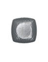 Assiette creuse, Kar Matt Grey, L.21 x l.25 x h.2 cm, 100% Mélamine 