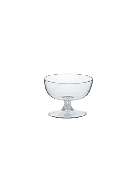 L' Iceberg, coupe à glaçe, 230 ml, Ø 10,3cm, H 7,3cm, Larg 10,3cm. En polycarbonate 
