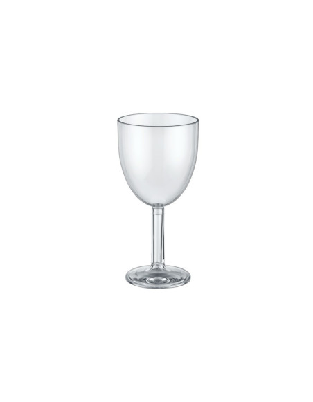 Le Ballon, verre à vin, 250 ml, Ø 7,6cm, H 15,6cm, Larg 7,6cm. En polycarbonate 