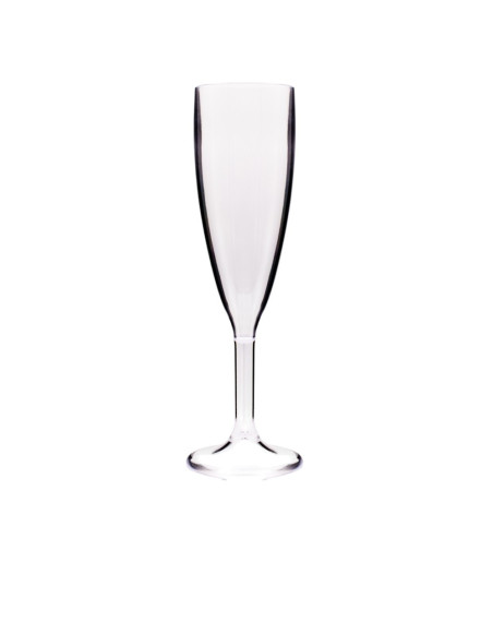 Le Karl, flûte à champagne, 180 ml, Ø 5,5cm, H 21,8cm, Larg 5,5cm. En polycarbonate 