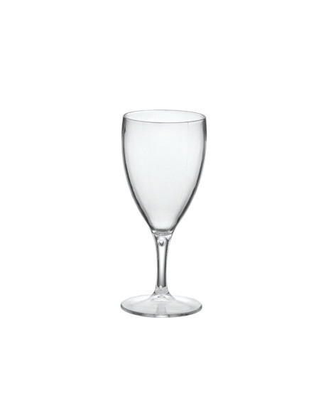 Le Grand Cru L, verre à vin, 230 ml, Ø 7,4cm, H 16,8cm, Larg 7,4cm. En polycarbonate 