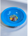 Assiette creuse 1L, décor camion de pompier