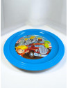 Assiette enfant décor camion de pompier 