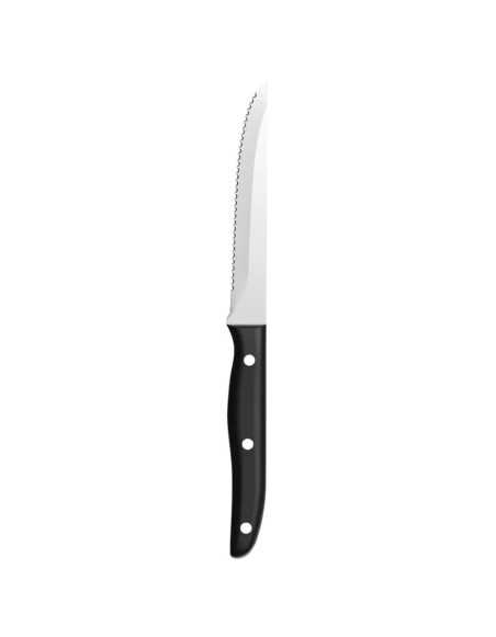 Kansas couteau à viande avec dentelure manche POM avec rivet L.218 mm 