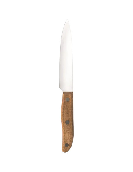 Kobe couteau à viande à fil rasoir manche en bois naturel L.244 mm 